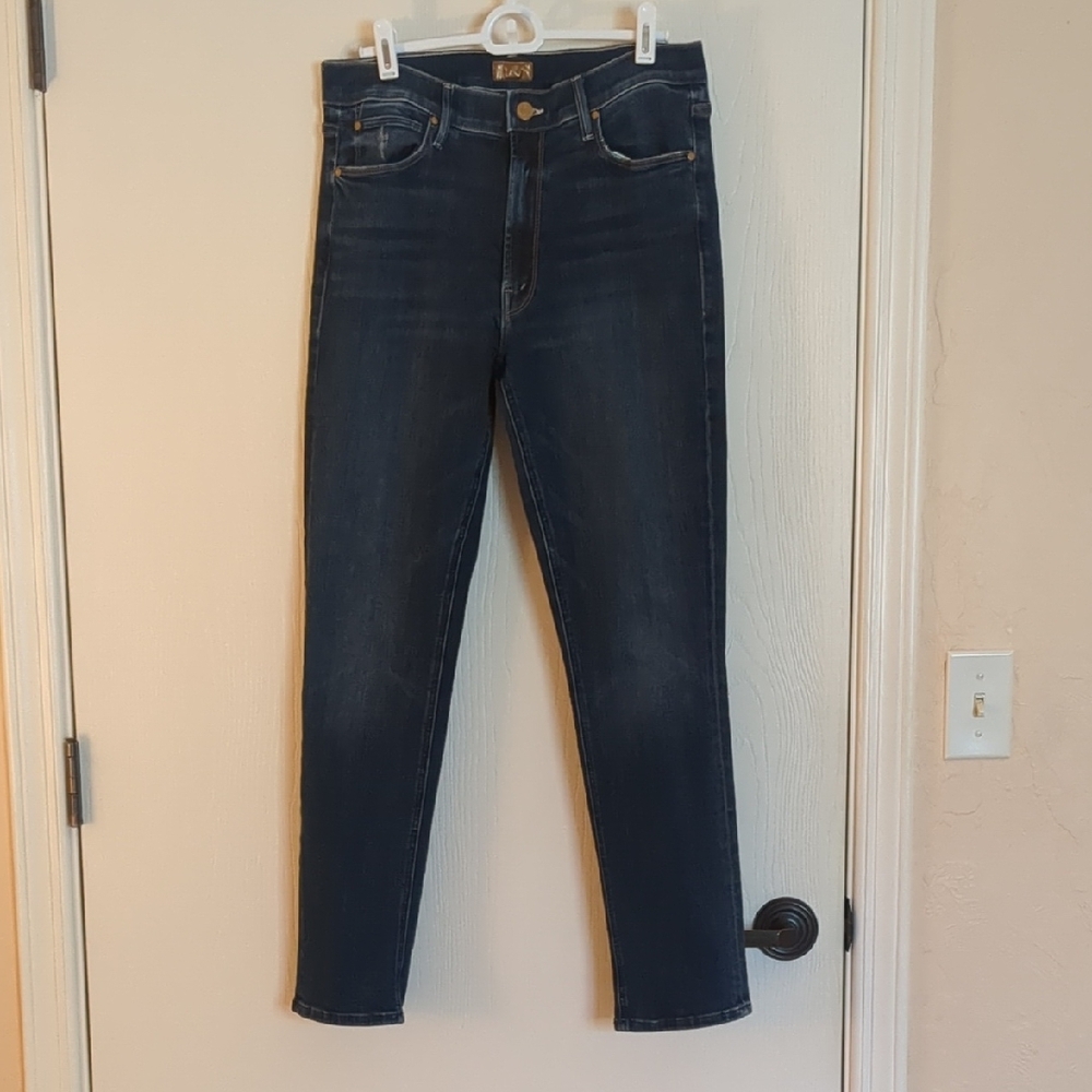 Mother The Mid Rise Dazzler Ankle Size 30